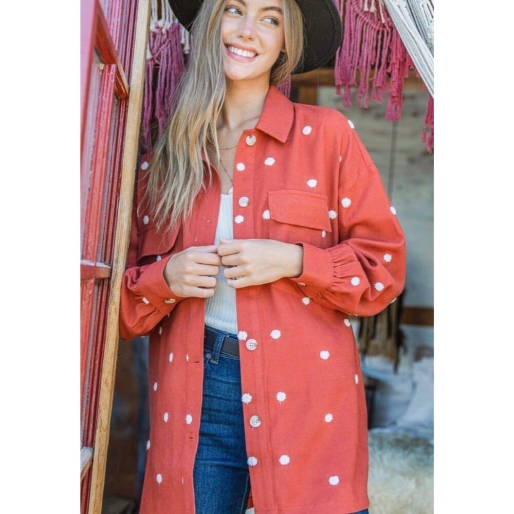 And the why jacket and the why shacket womens small buttondown shirt BRAND NEW s